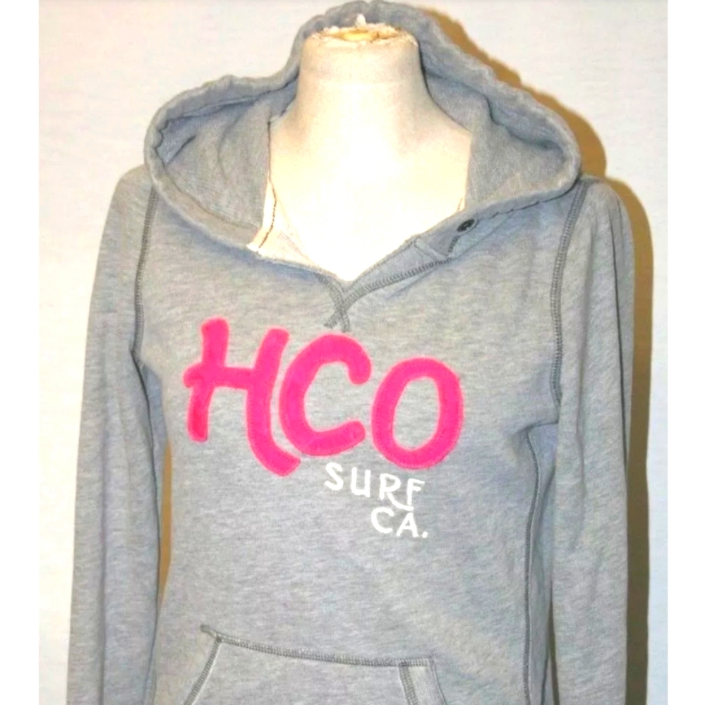 HOLLISTER HOODED TRACK SUIT ZIP UP JACKET HOODIE S